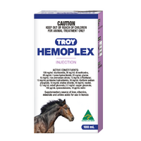 Troy Hemoplex Vitamin and Mineral Supplement for Horses 100ml