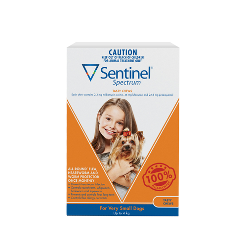 Sentinel Spectrum 6 pack [ Size:Under 4kg ]