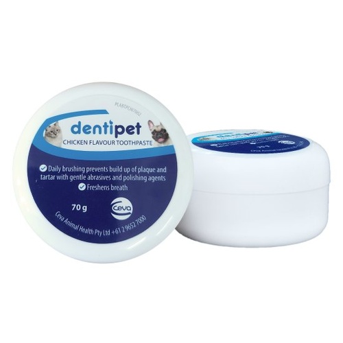 Dentipet Toothpaste - 70g pot [ Flavour:Chicken ]